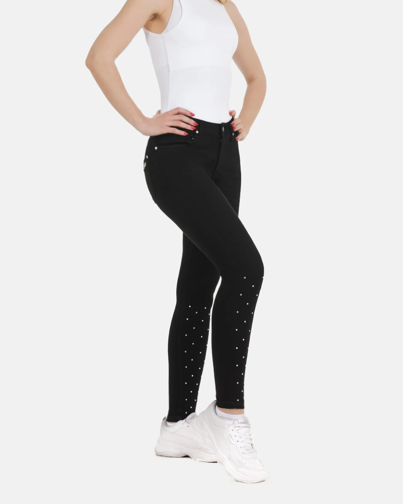 Image 8 of - ladiesdenimpantblack6jpg