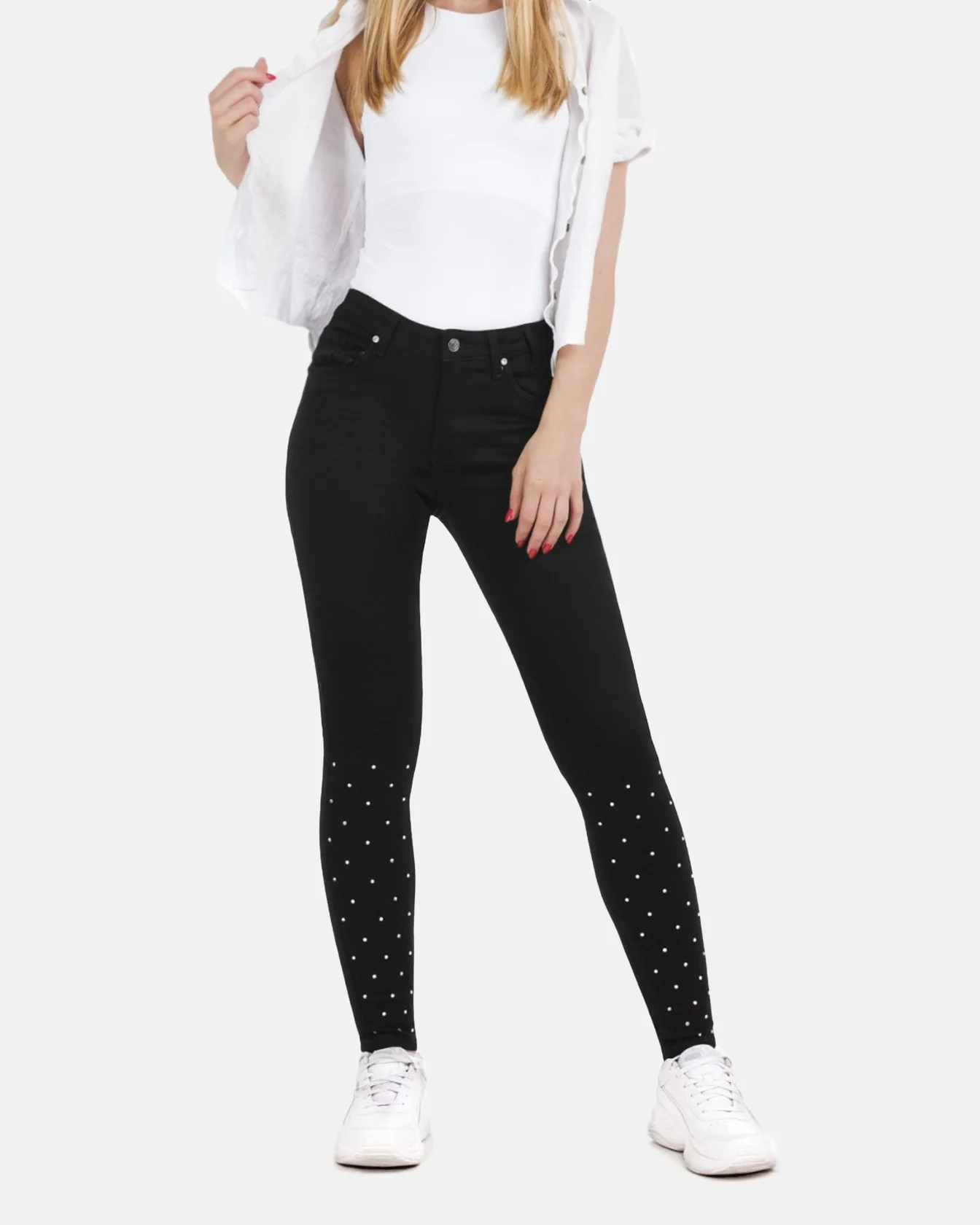 Image 9 of - ladiesdenimpantblack7jpg