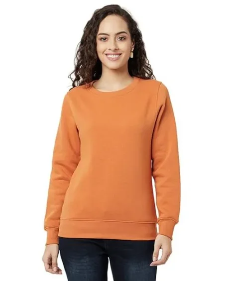 Women Round Neck Sweatshirt