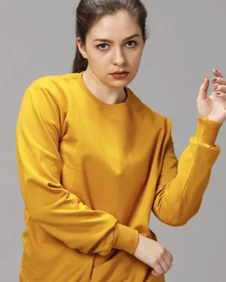 Women Round Neck Sweatshirt