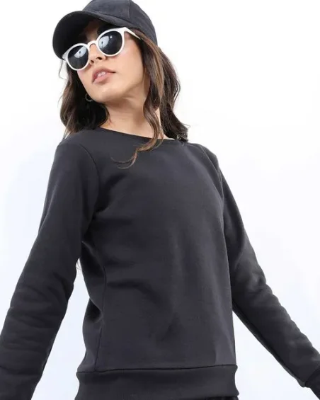 Women Round Neck Sweatshirt
