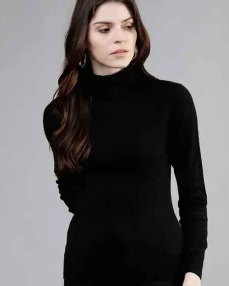 Women Turtle Neck Sweater