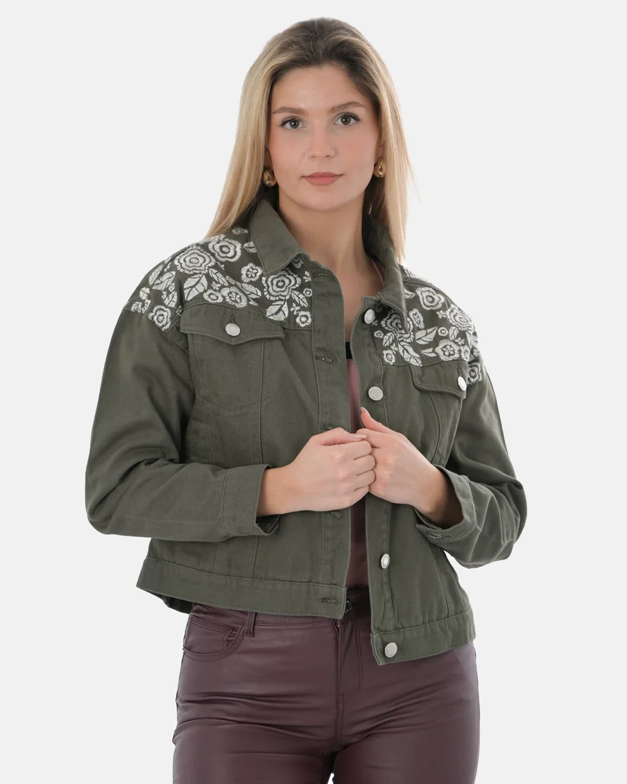 Image 1 of - ladiestwilljacketgreen1jpg