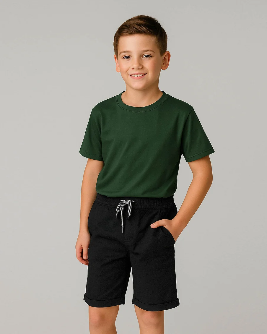 Image 1 of - boysshortsblack1jpg