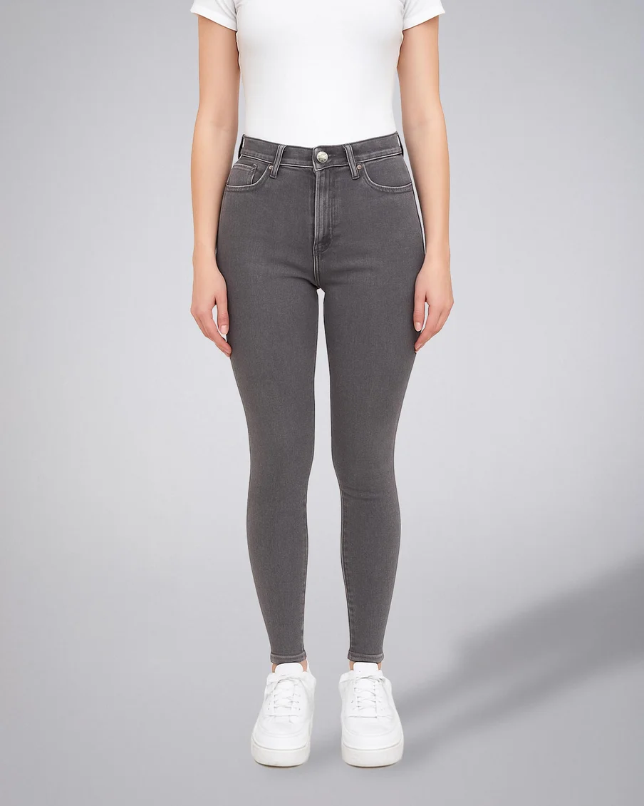 Image 4 of - ladiesdenimpantgrey1jpg