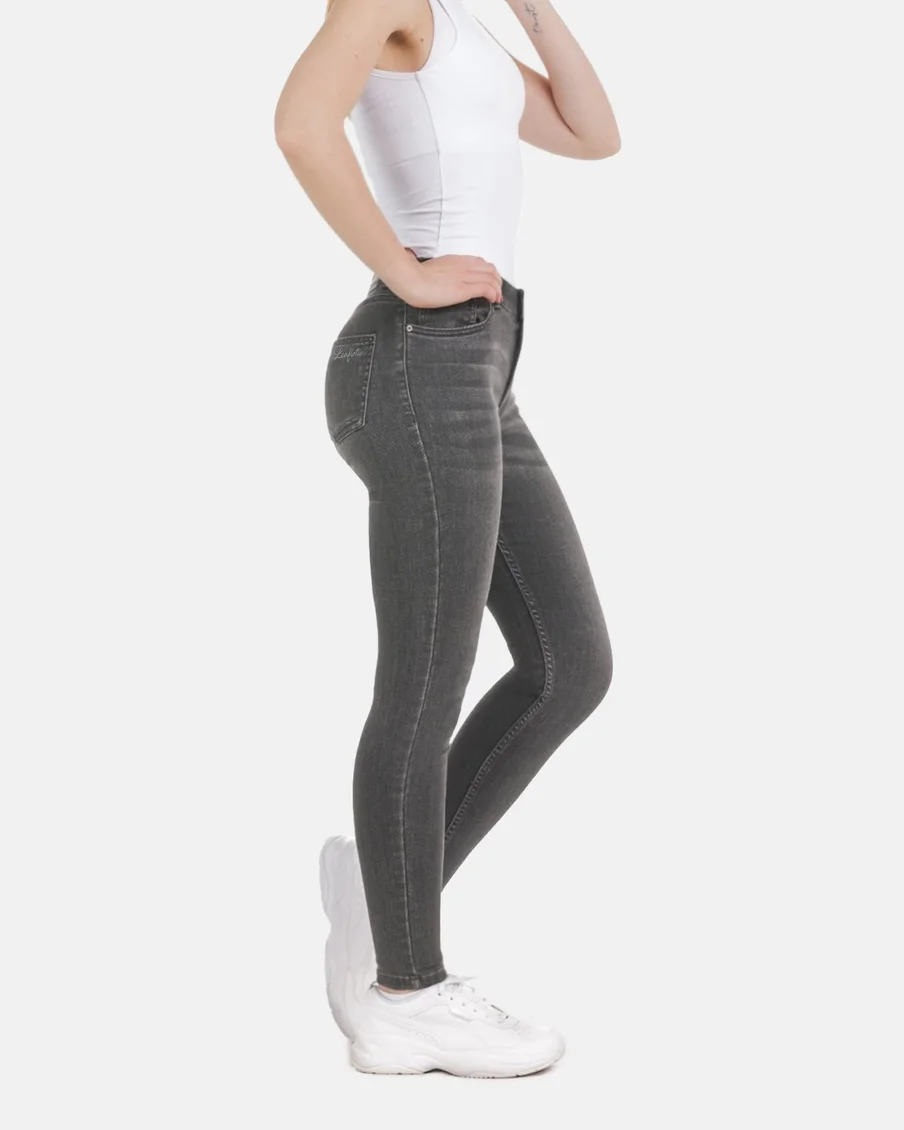 Image 5 of - ladiesdenimpantgreyblack4jpg