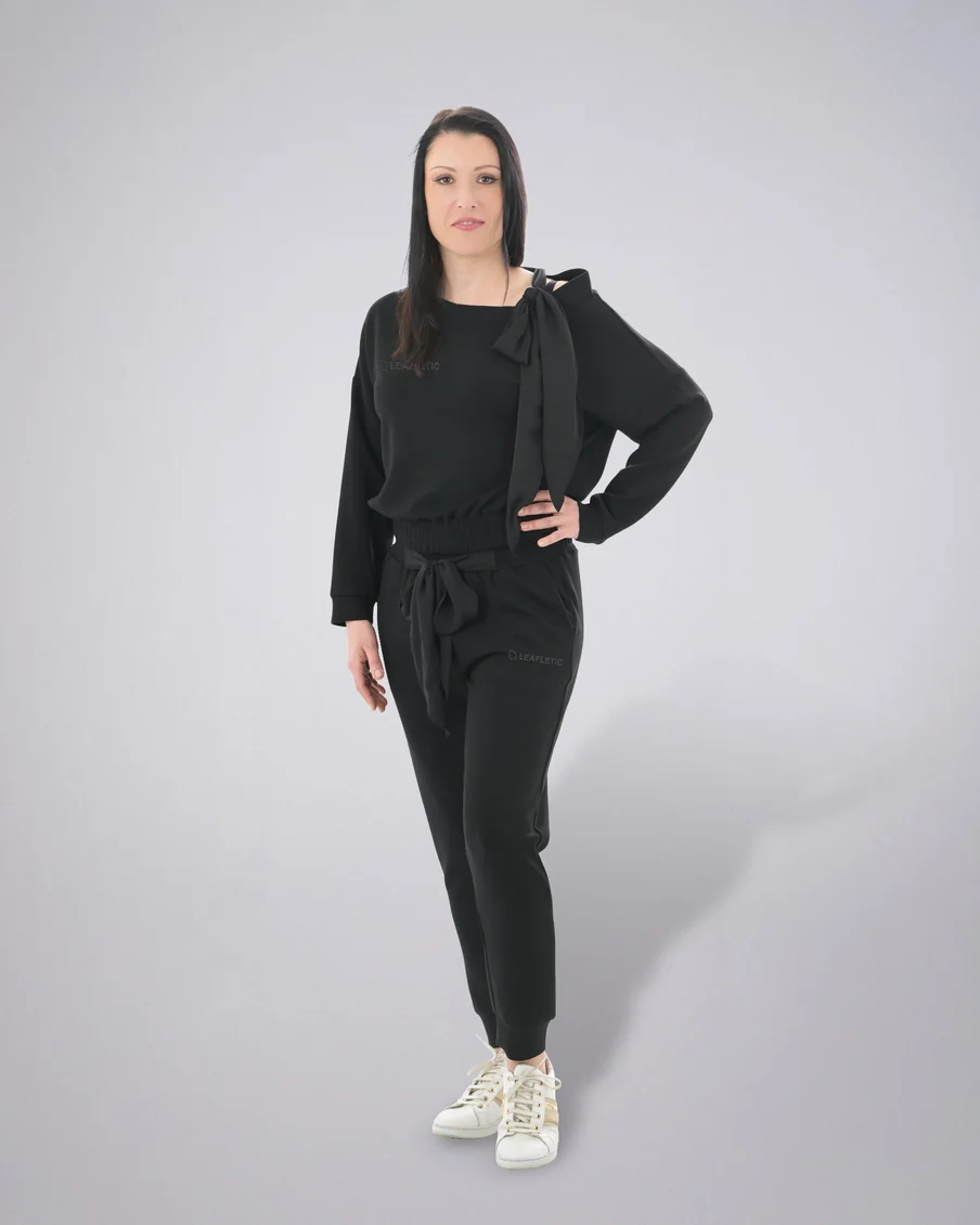 Image 4 of - ladiestopstrouserblacktopbottomset1jpg
