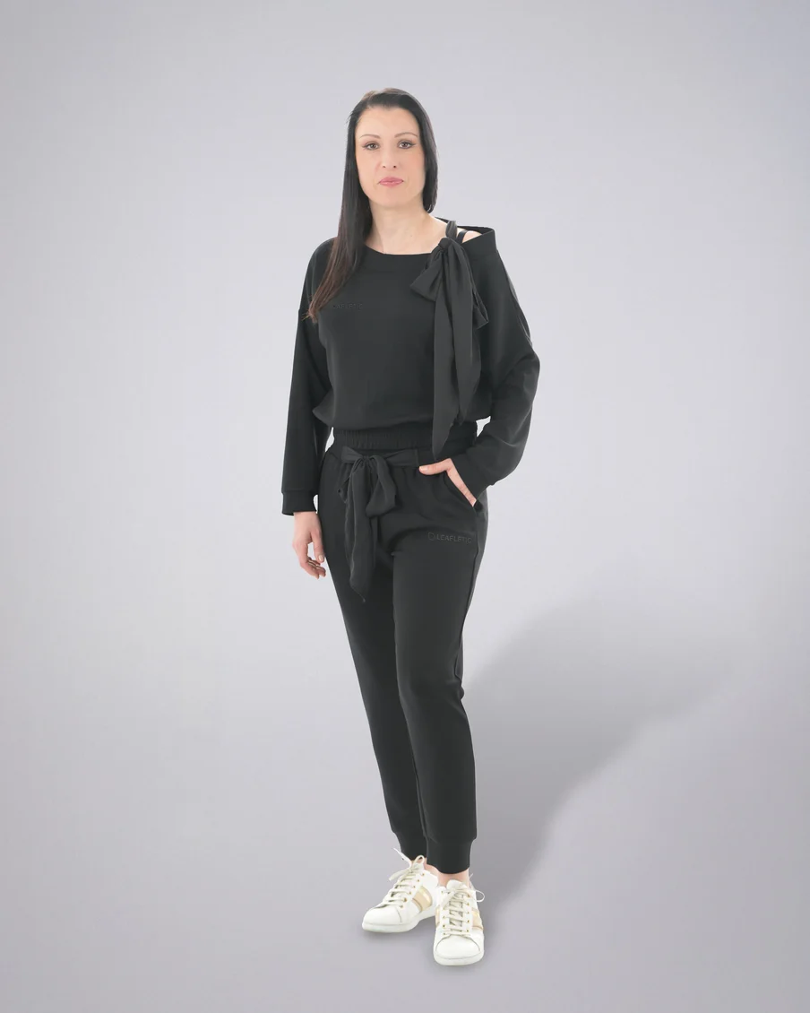 Image 3 of - ladiestopstrouserblacktopbottomset2jpg