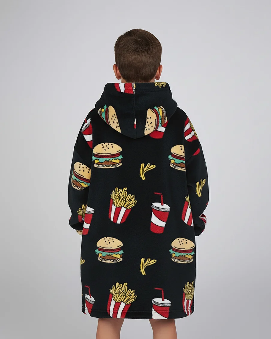 Image 6 of - schoolboysoversizedhoodiefastfood6jpg