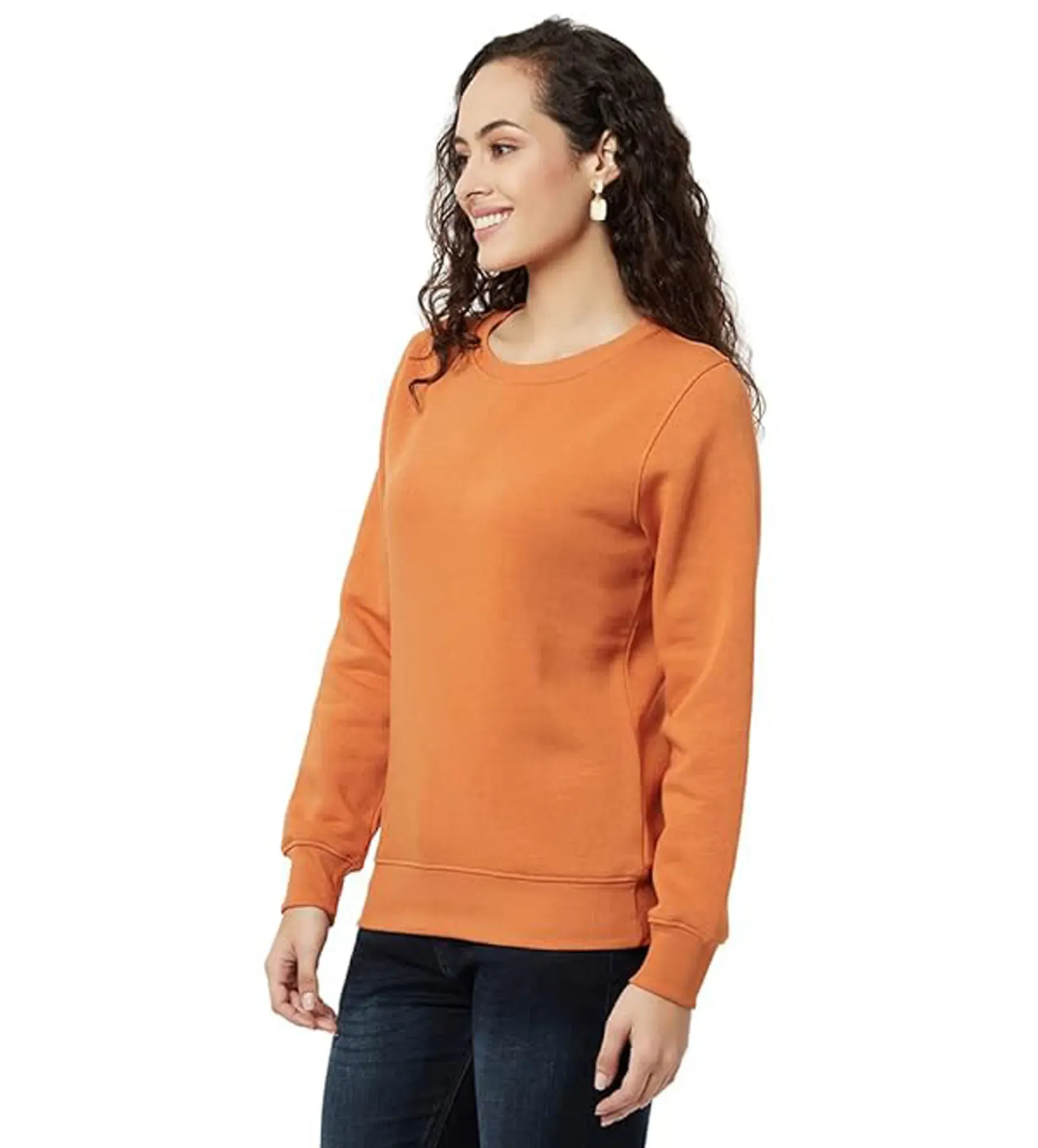 Women Round Neck Sweatshirt