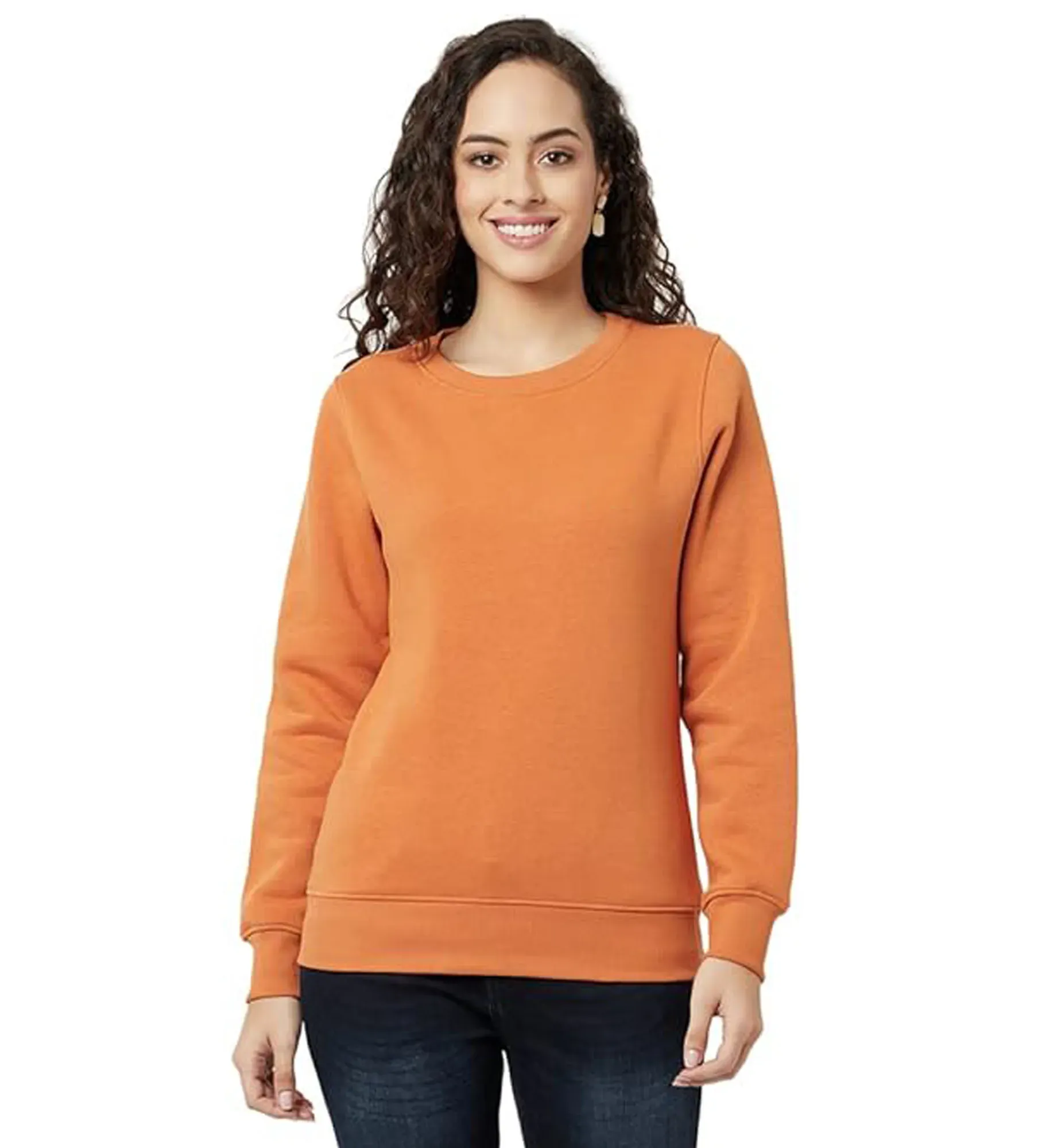 Women Round Neck Sweatshirt