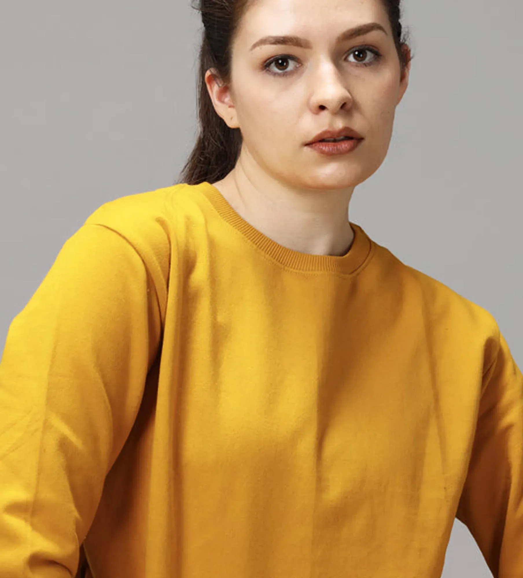 Women Round Neck Sweatshirt
