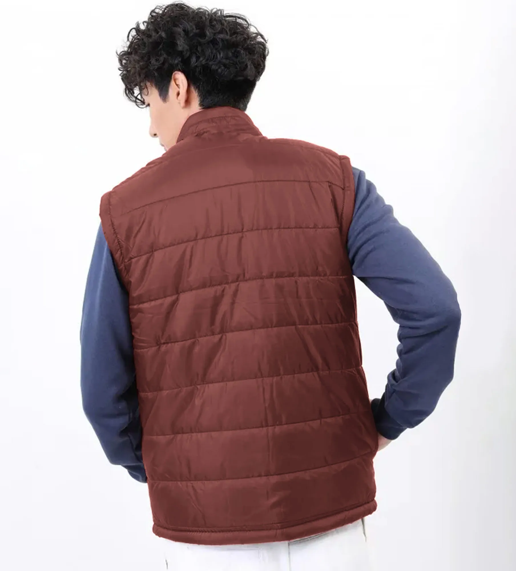  Men Padded Vest Jacket