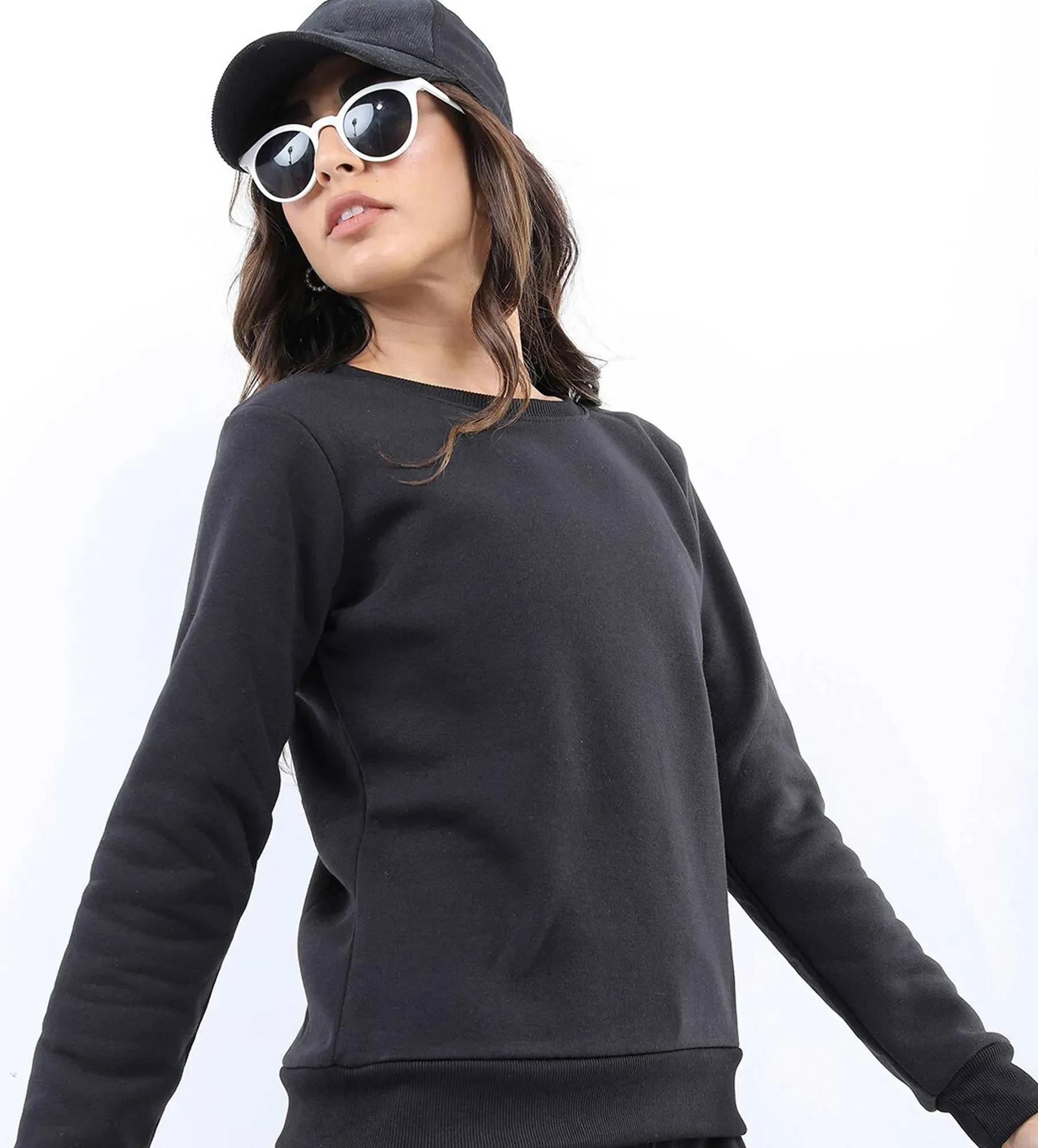 Women Round Neck Sweatshirt