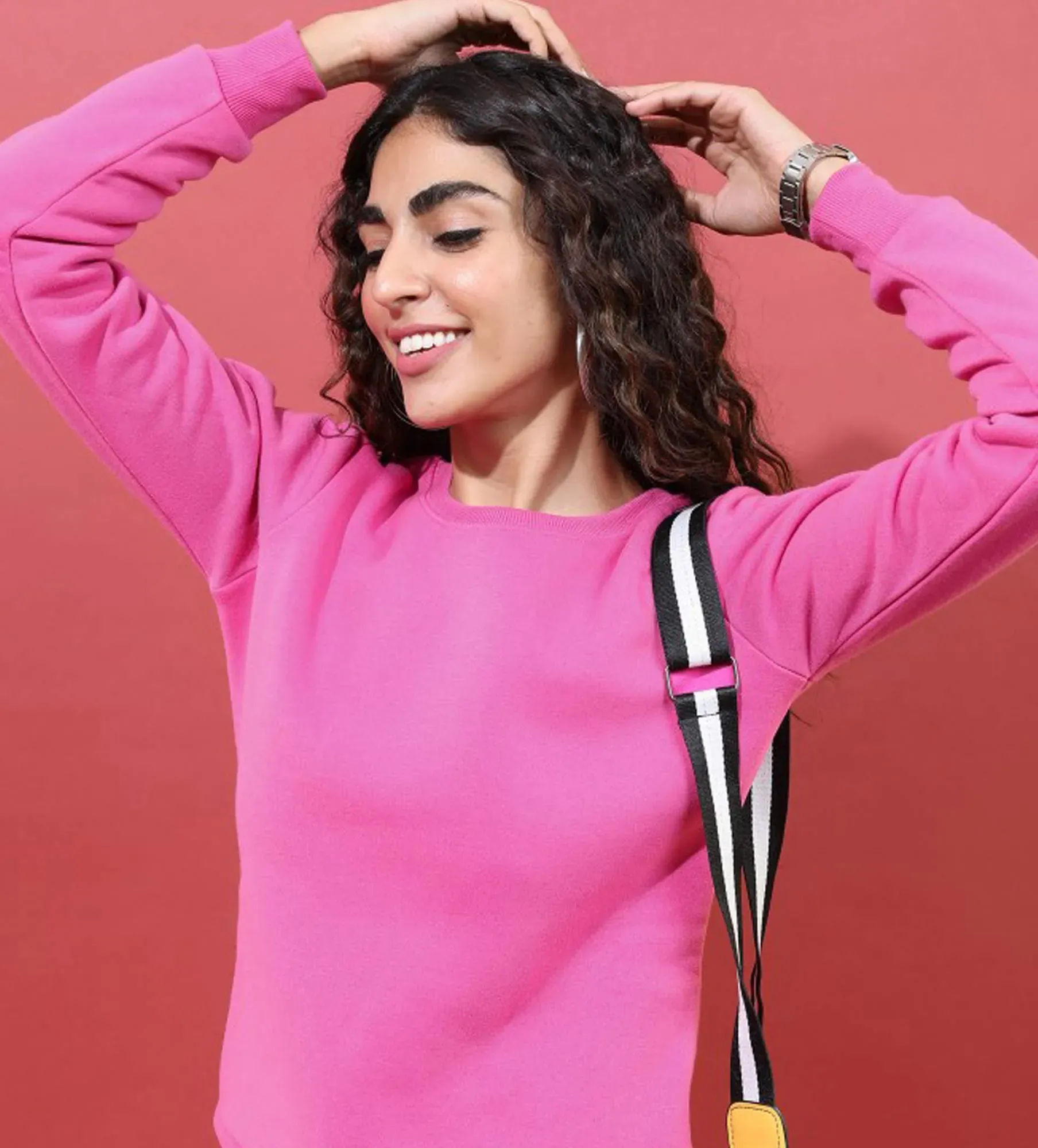 Women Round Neck Sweatshirt