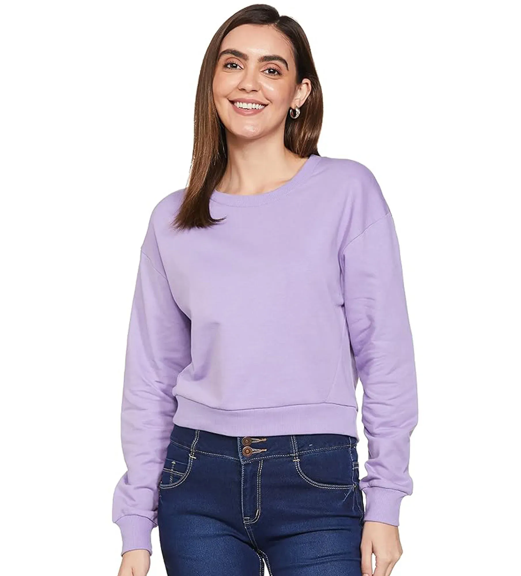 Women Round Neck Sweatshirt