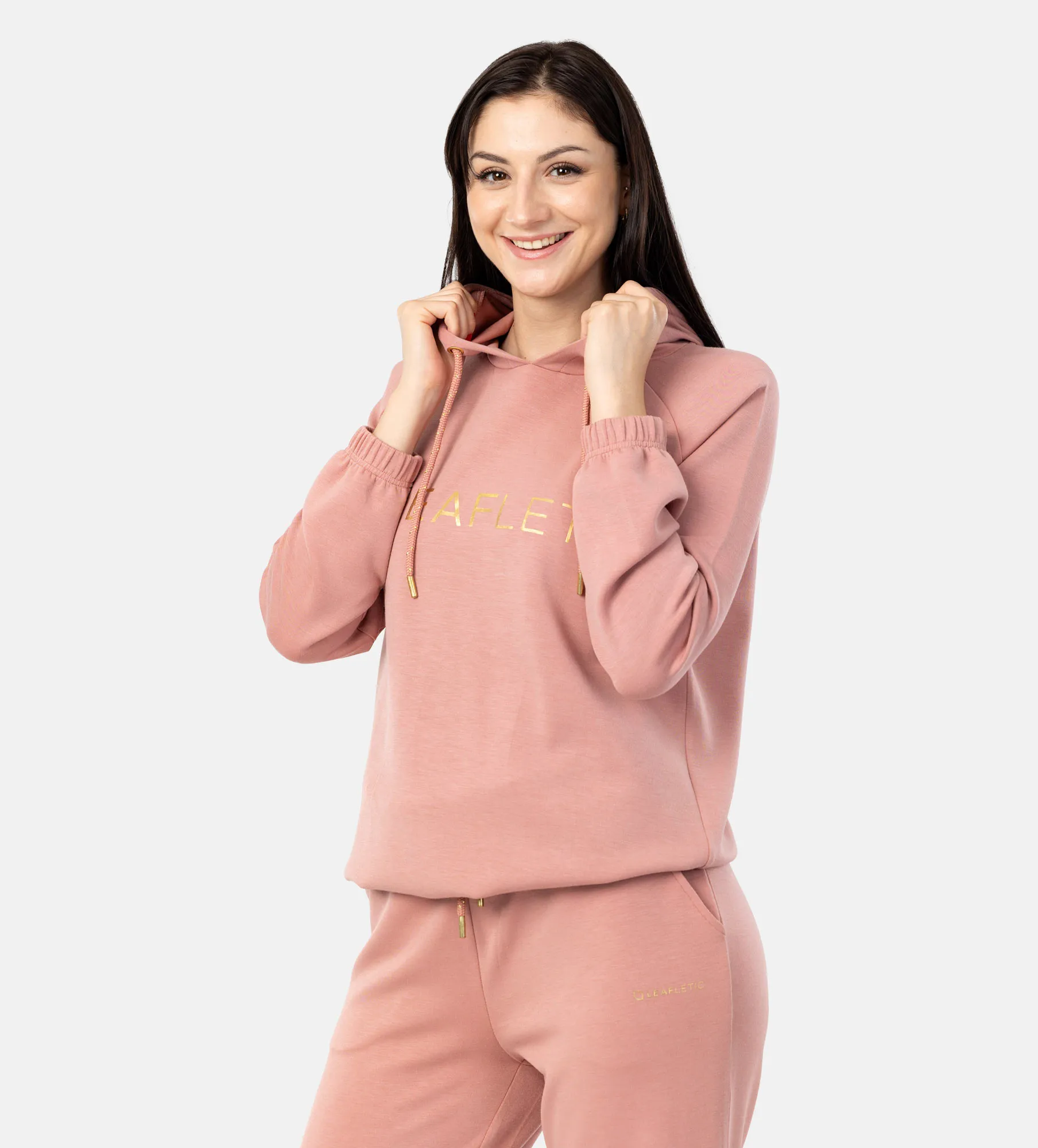 Leafletic Ladies Comfort  Adjustable Cropped Hoodie