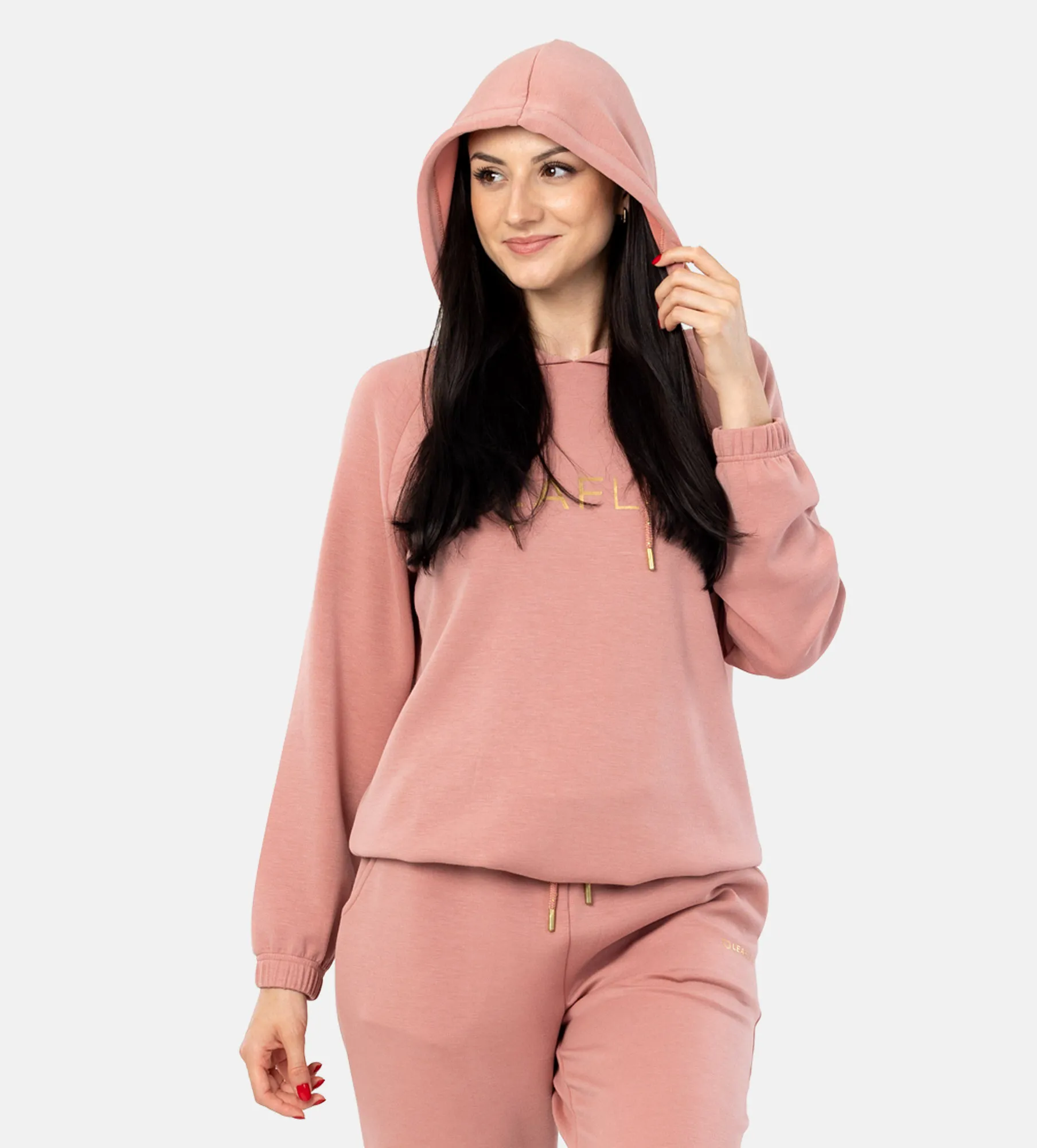 Leafletic Ladies Comfort  Adjustable Cropped Hoodie