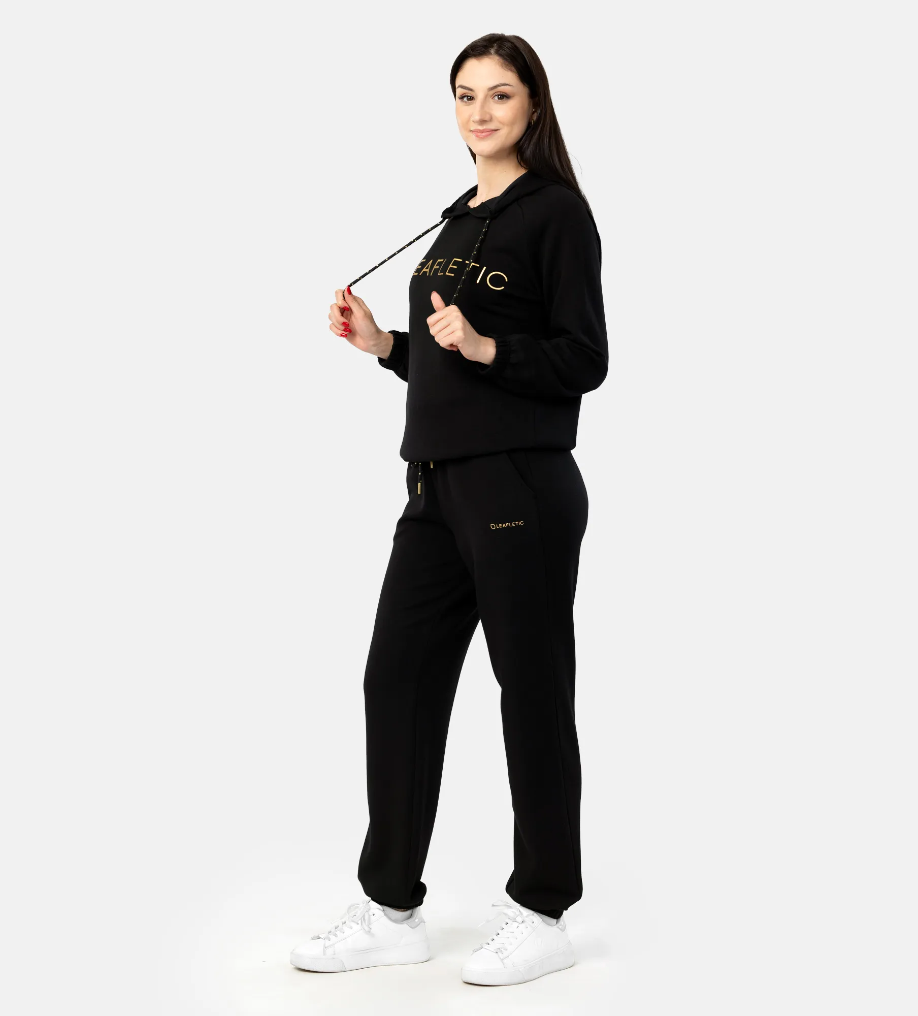 Leafletic Ladies Cropped Hoodie & Jogger Top & Bottom