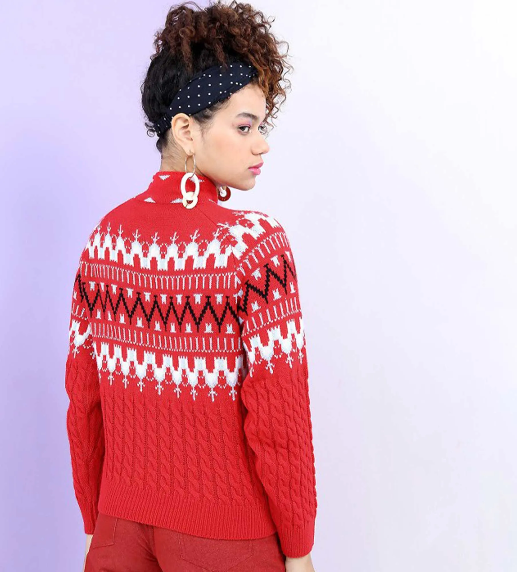Leafletic Ladies Pullover Sweater