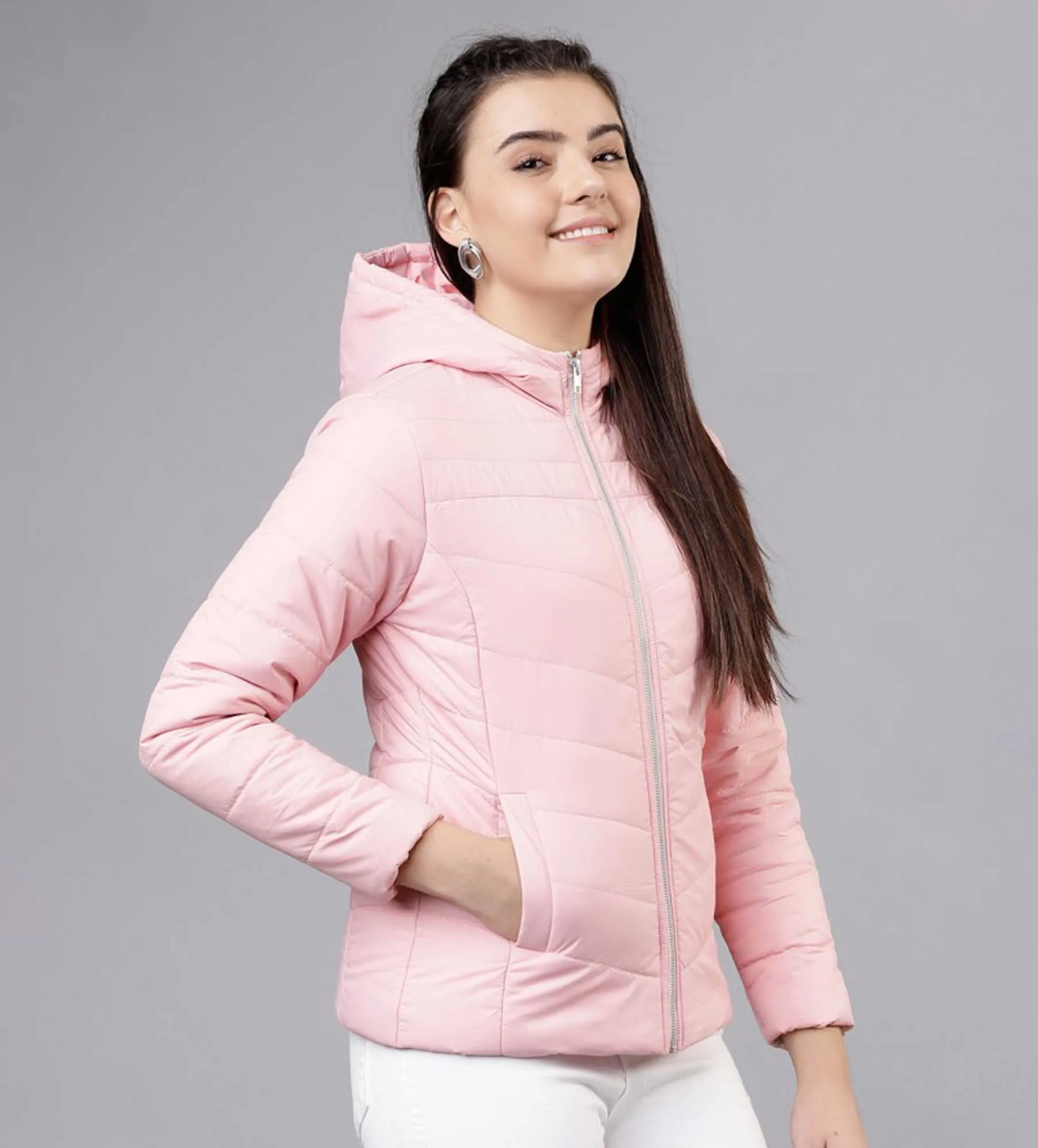 Women padded Jacket with Hood