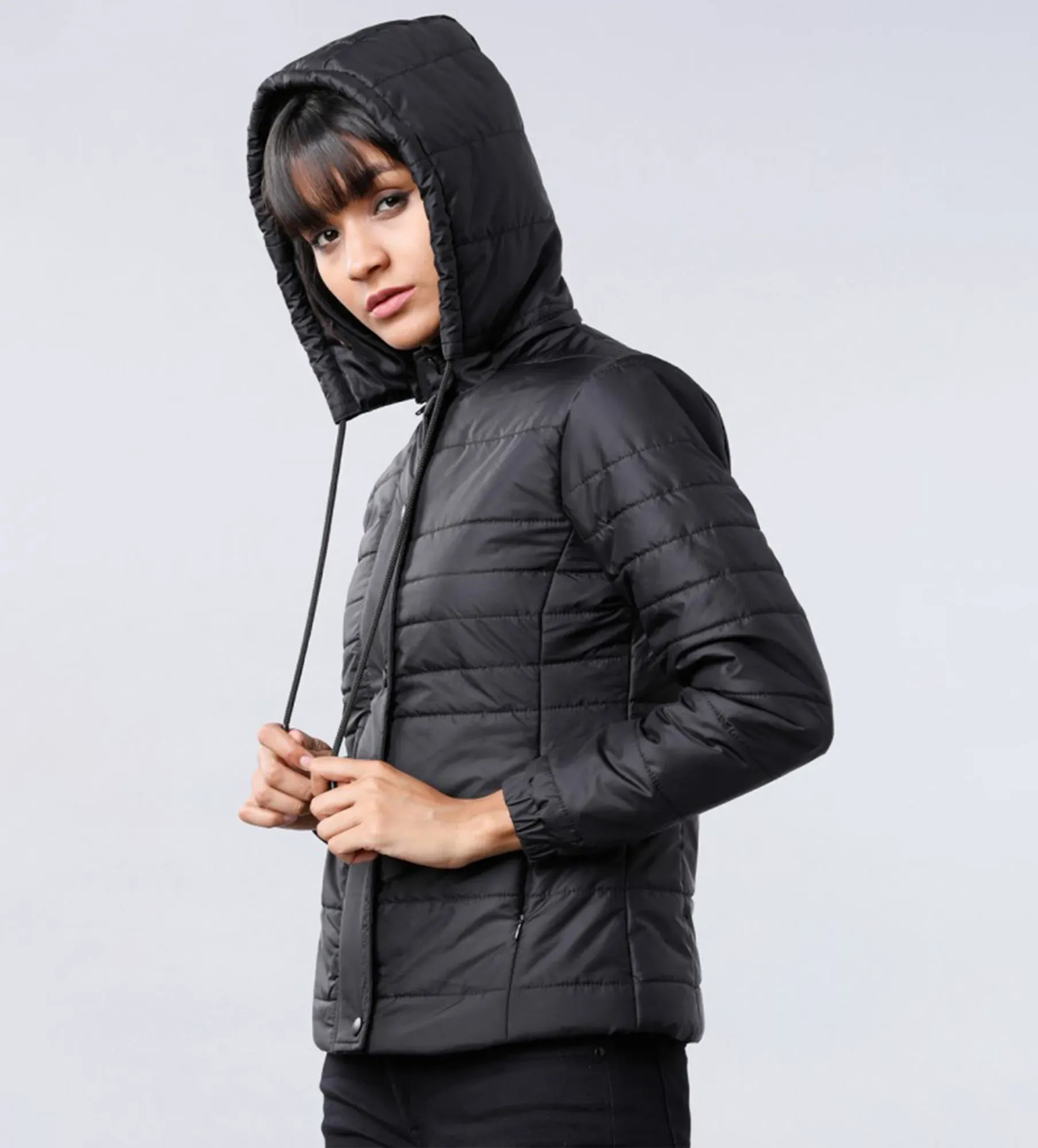 Women Padded Jacket with Hood