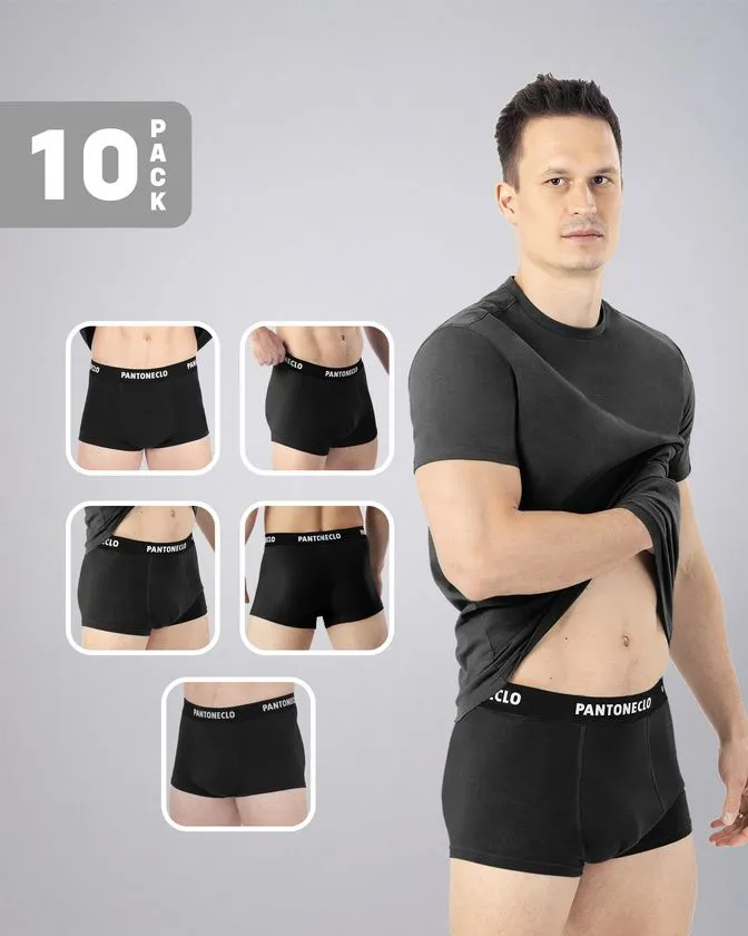 Men’s 10 Pcs Pack Cotton Elastane Boxer