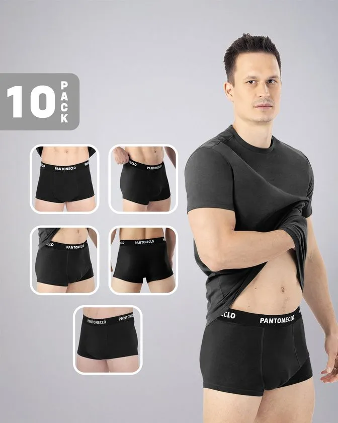 Men’s 10 Pcs Pack Cotton Elastane Boxer