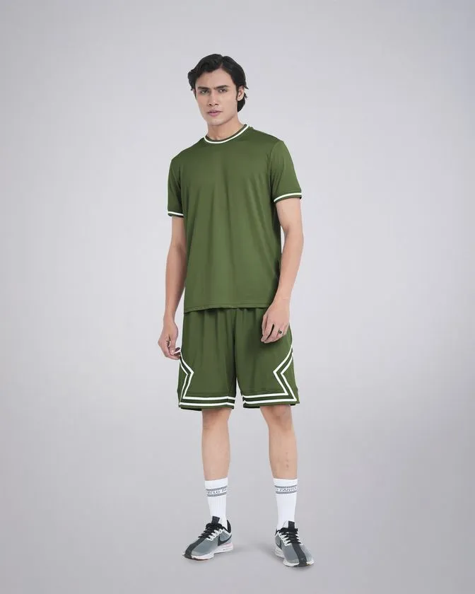 Pantoneclo ActiveFlex Tee & Shorts 2 Pcs Pack Combo