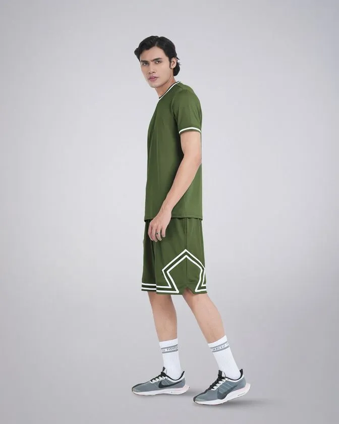 Pantoneclo ActiveFlex Tee & Shorts 2 Pcs Pack Combo