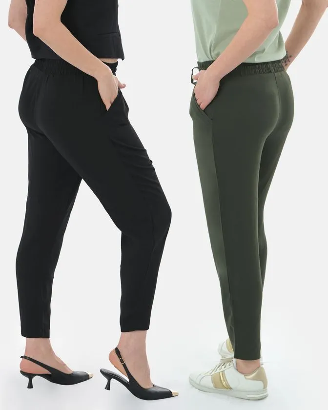Ladies Trouser - 2 Pcs Pack