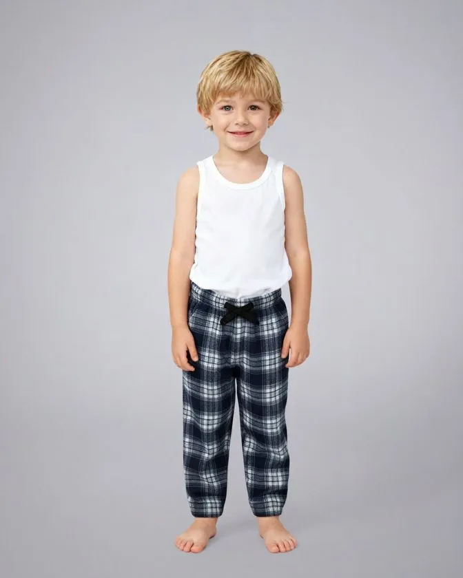 Pantoneclo Boys Cotton Flannel Peach Finish Pajama