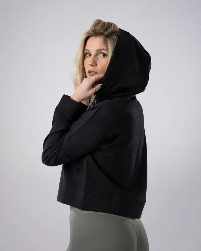 Leafletic Cropped Hoodie