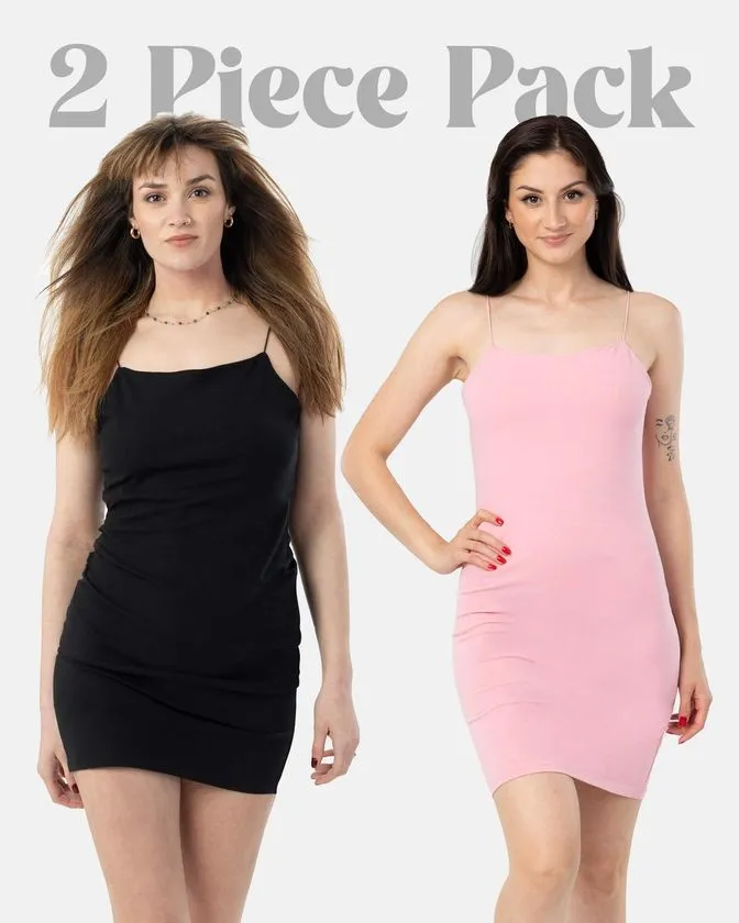 Ladies 2 Pcs Pack Bodycon Dress