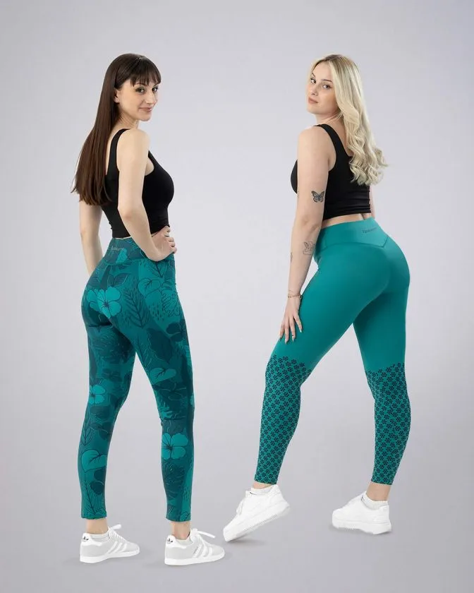 Leafletic 2 Pcs Pack Super Stretch Legging  