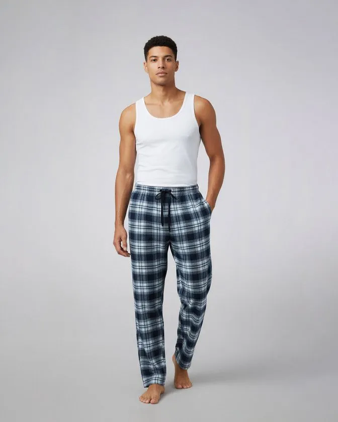 Men Cotton Flannel Peach Finish Payjama