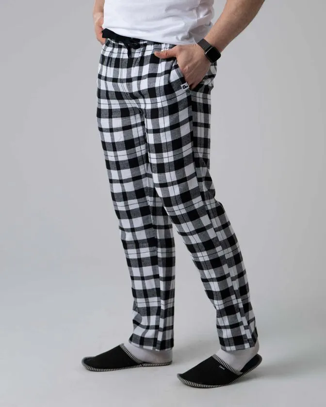 Pantoneclo Men's Flannel Lounge Pajama 