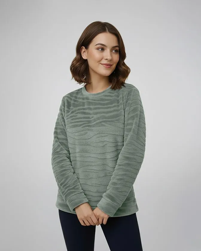 Leafletic Women’s Fleece Lounge Top