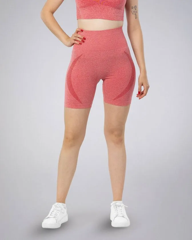 Leafletic Seamless High-Waist Activewear Shorts